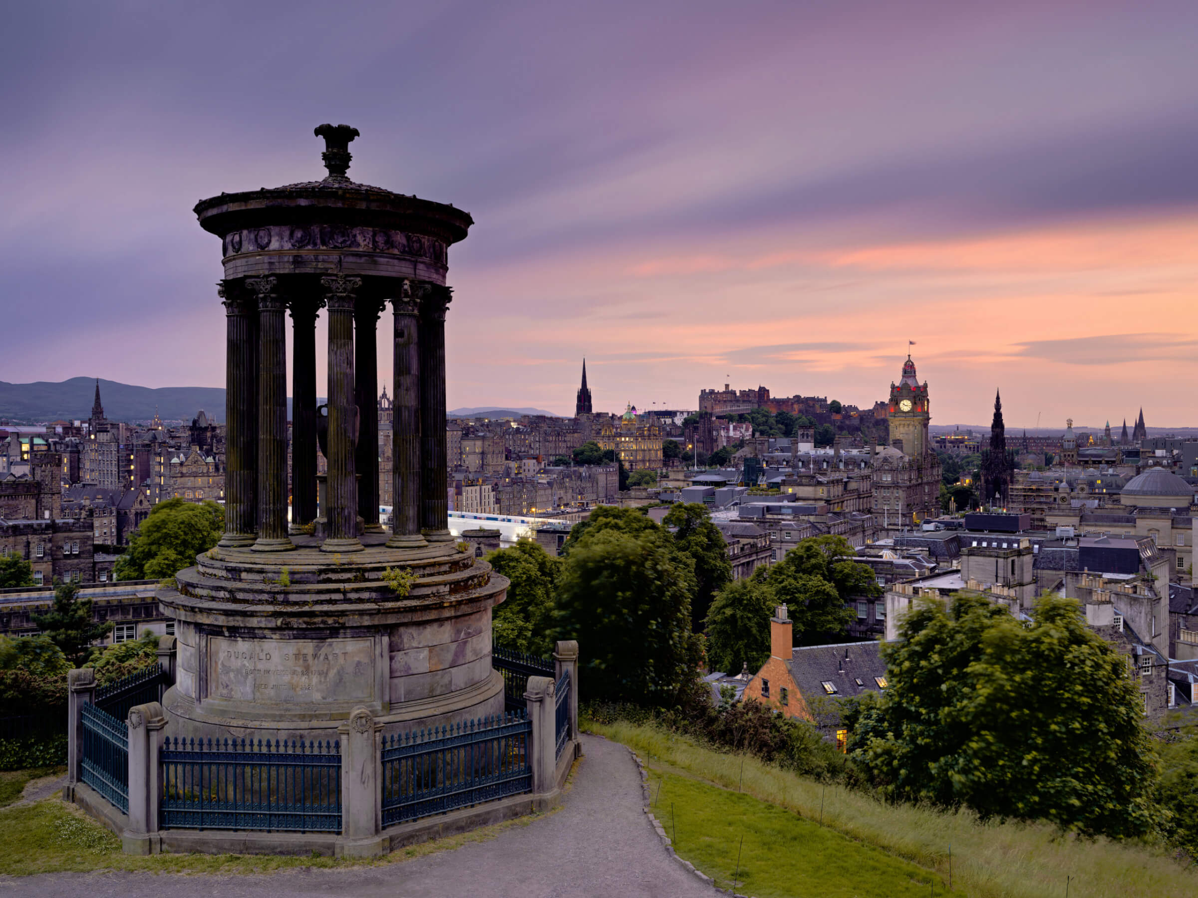 Edinburg Monument Early Blue Hour - After